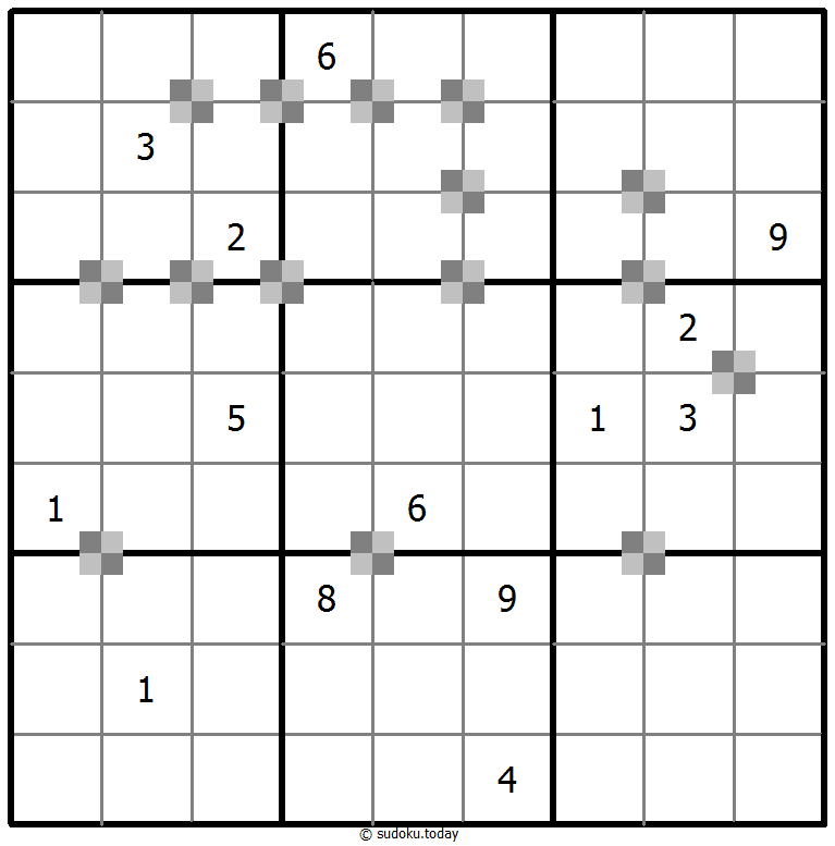 Sudoku pastel bicolor #65487