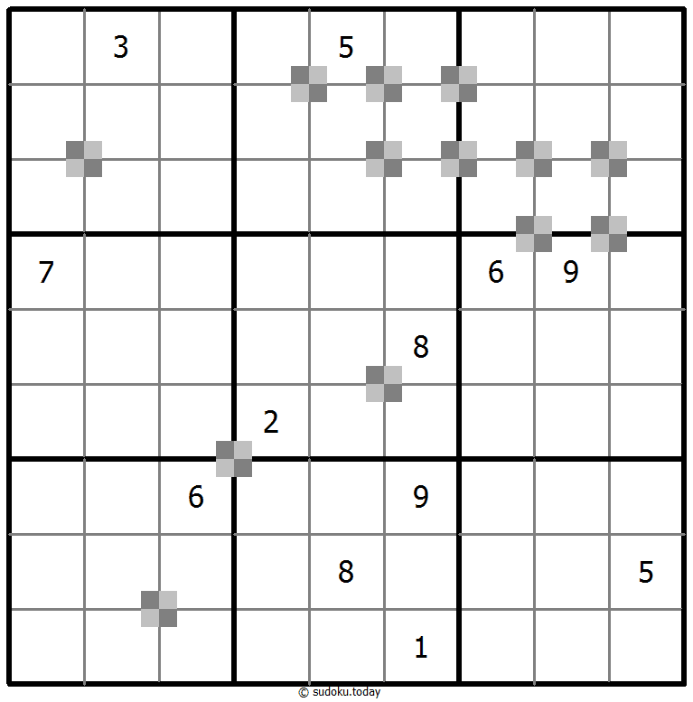 Sudoku pastel bicolor #65488