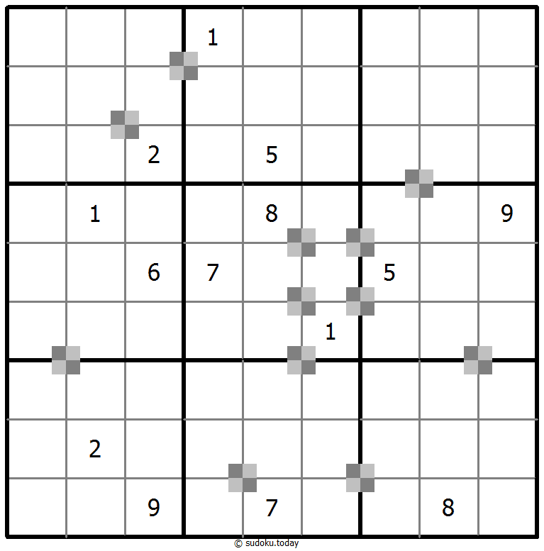 Sudoku pastel bicolor