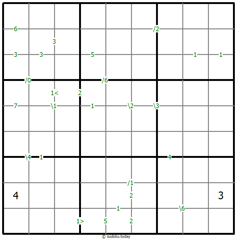 Differences Sudoku Dia 2 de enero de 2026