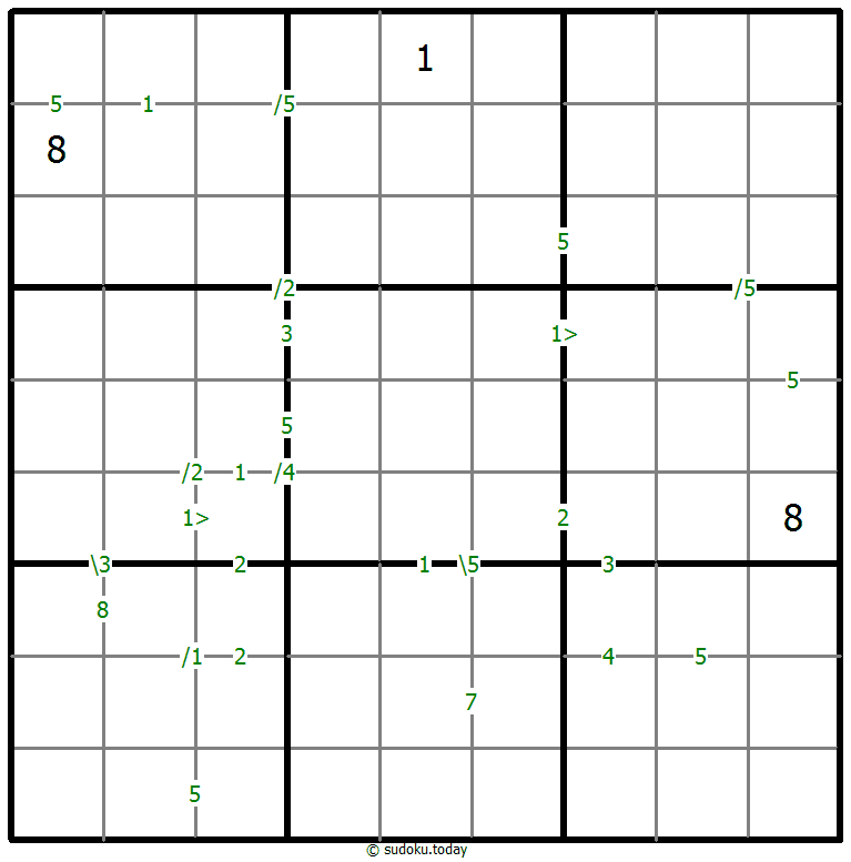 Differences Sudoku Dia 16 de enero de 2026