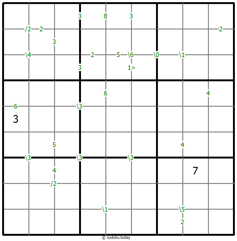 Differences Sudoku Dia 29 de noviembre de 2025