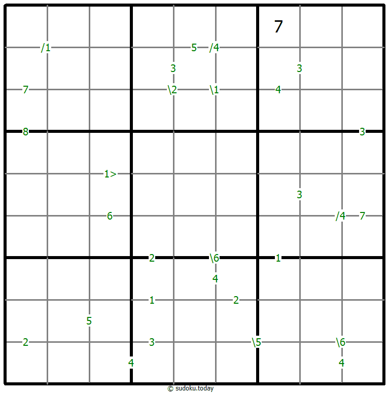 Differences Sudoku Dia 31 de octubre de 2025