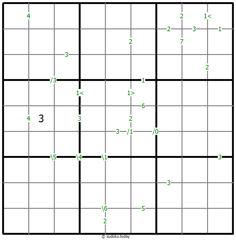 Differences Sudoku Dia 15 de diciembre de 2025