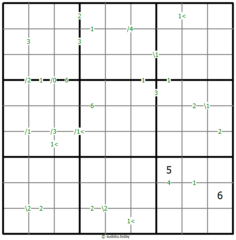 Differences Sudoku Dia 22 de enero de 2026