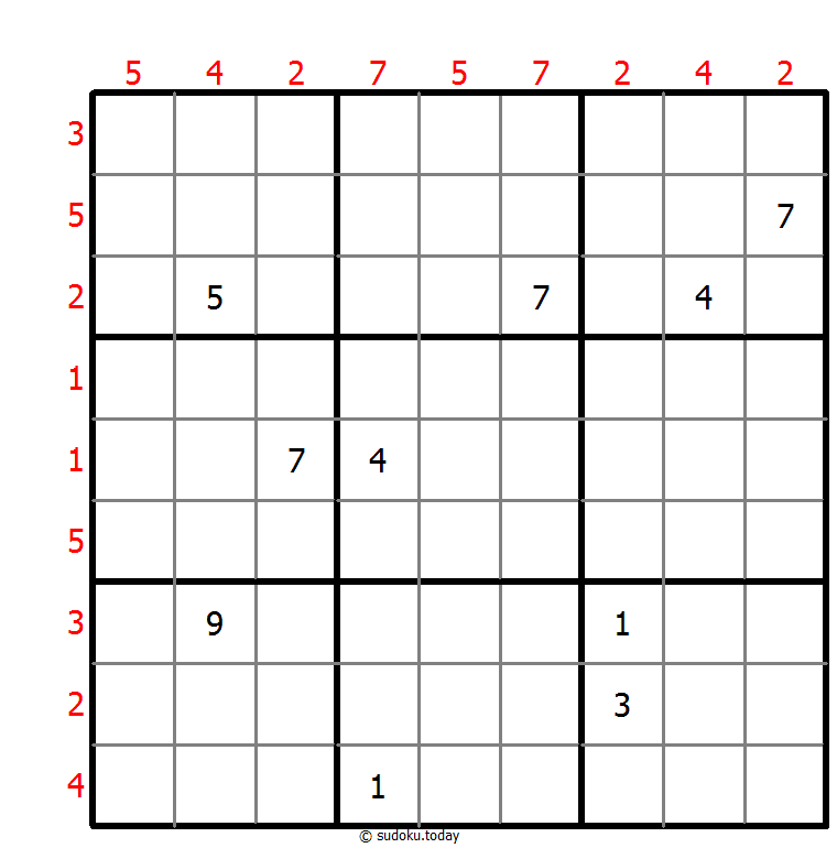 Sudoku de diferencia de bordes