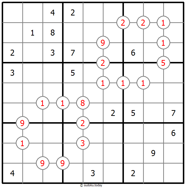 Exclude Sudoku Dia 04 de noviembre de 2025