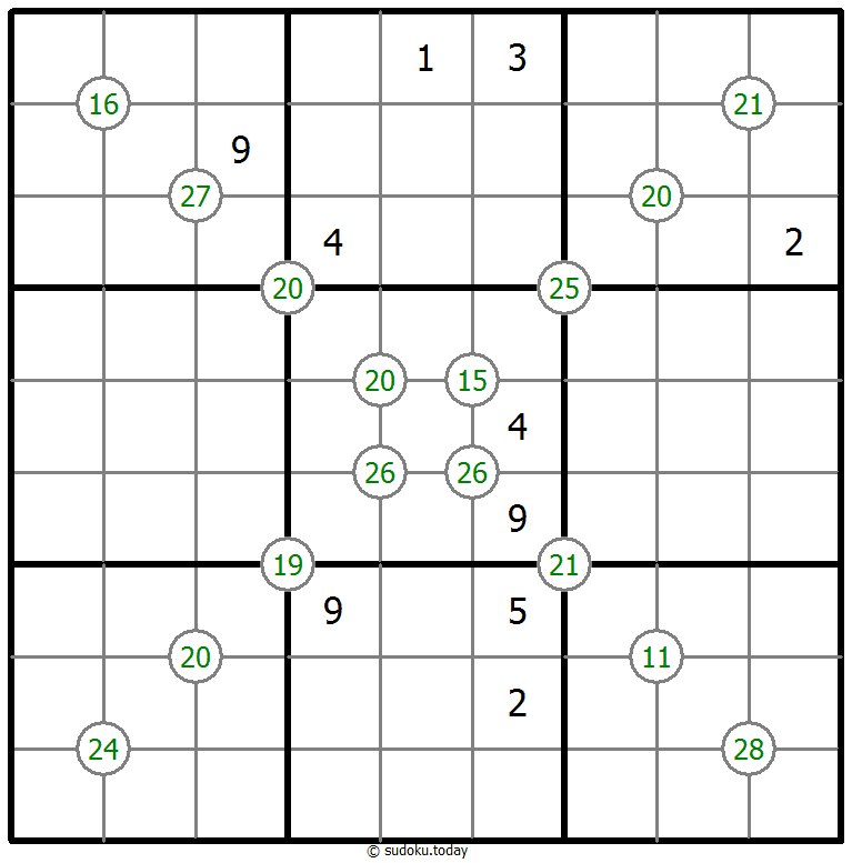 Group Sum Sudoku Dia 11 de noviembre de 2025