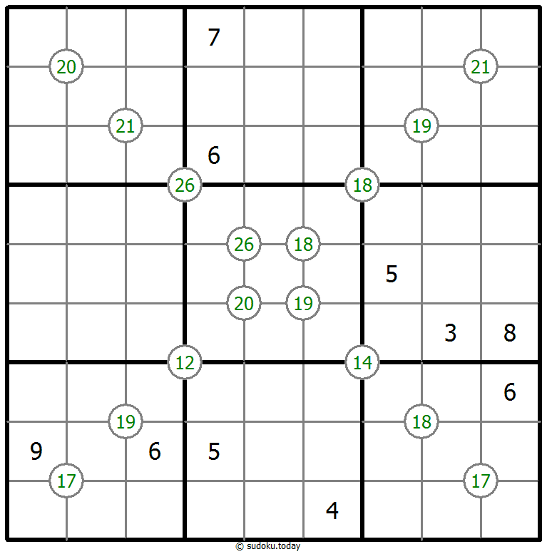 Group Sum Sudoku Dia 03 de diciembre de 2025