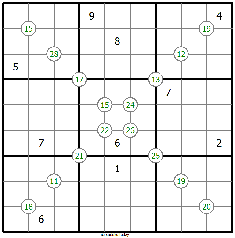 Group Sum Sudoku Dia 12 de noviembre de 2025