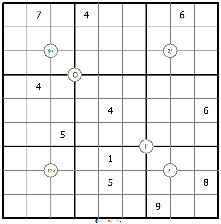Sudoku matemático