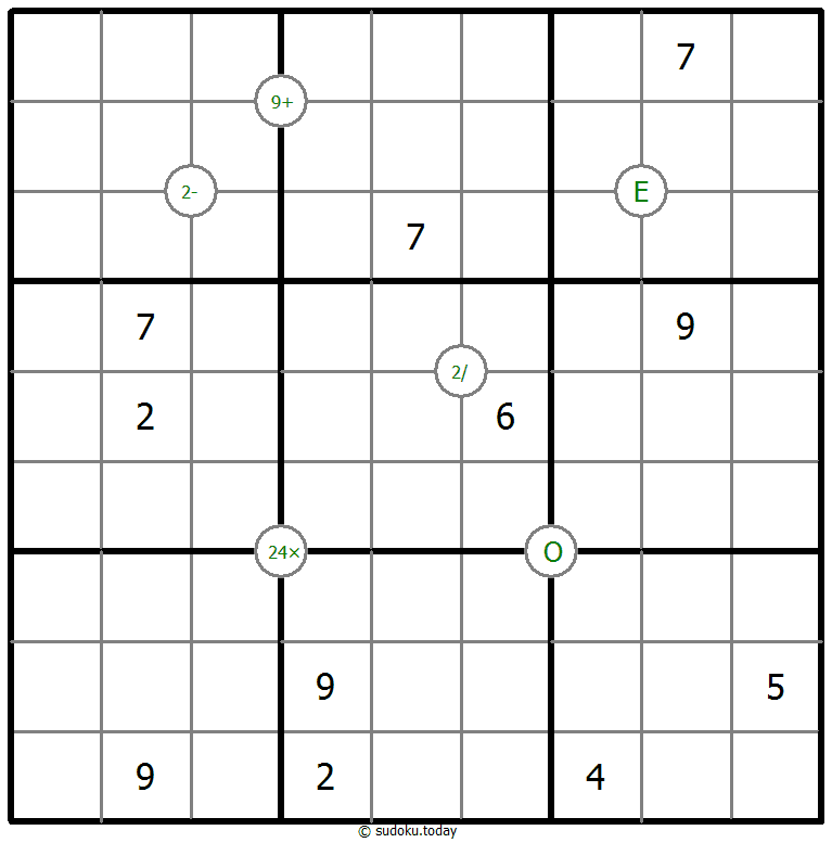 Sudoku matemático