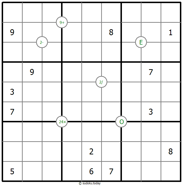 Sudoku matemático
