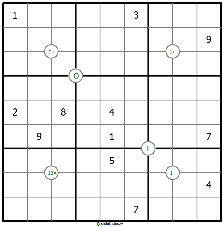 Sudoku matemático