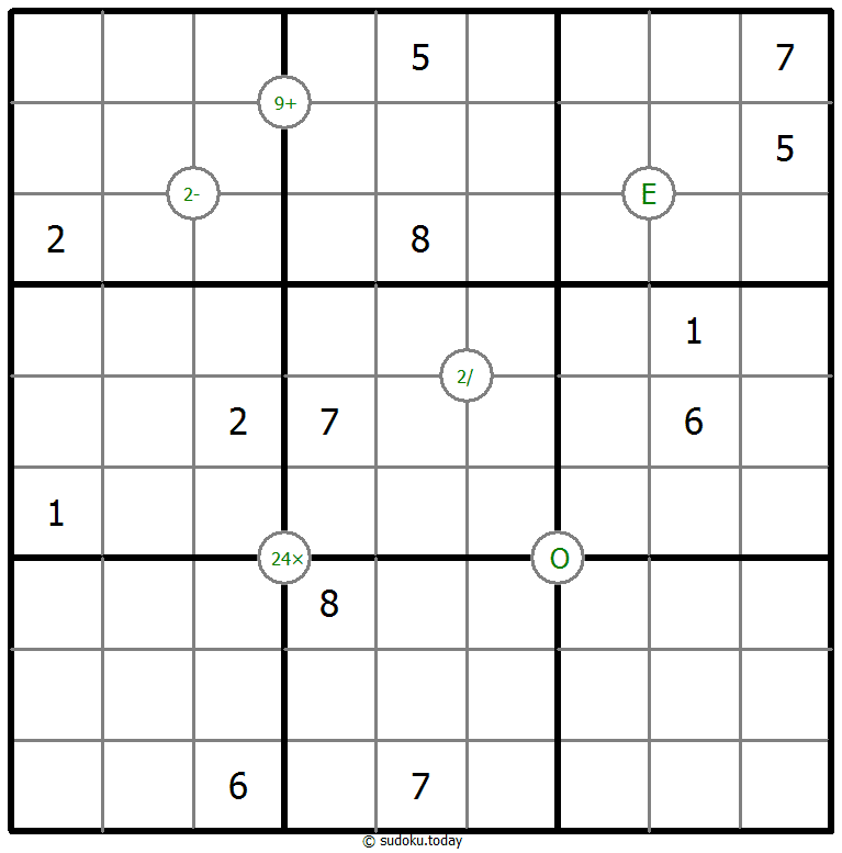 Sudoku matemático