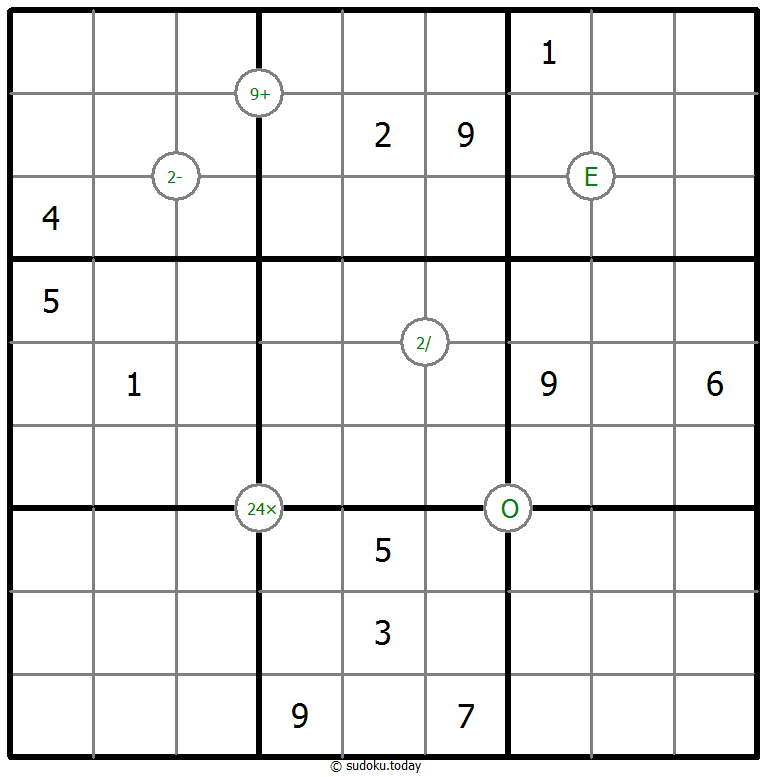 Sudoku matemático