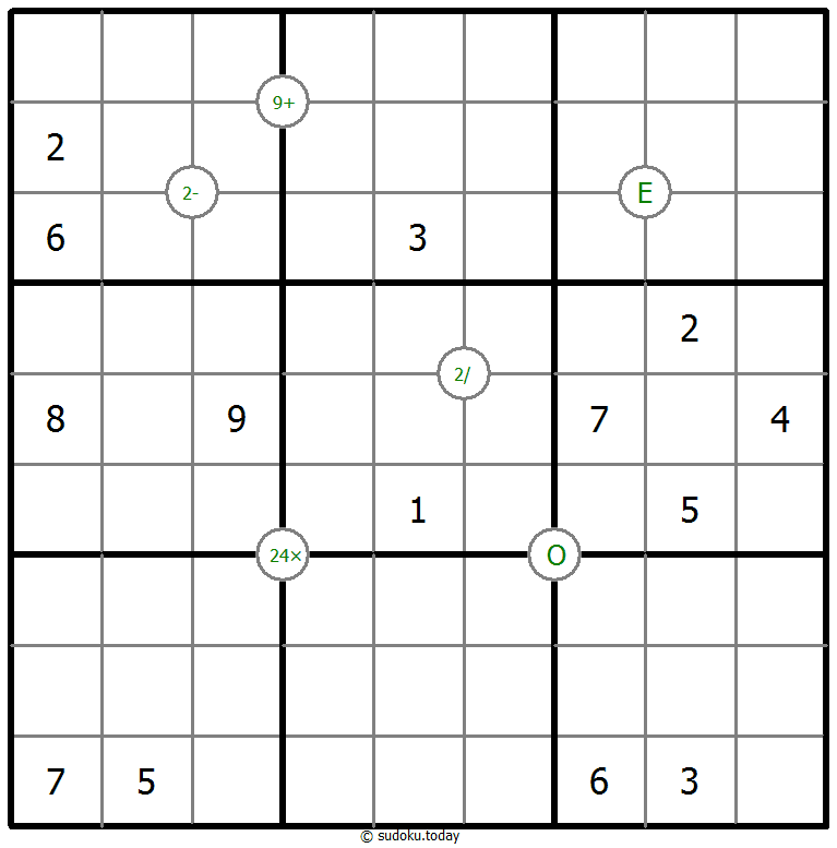 Sudoku matemático