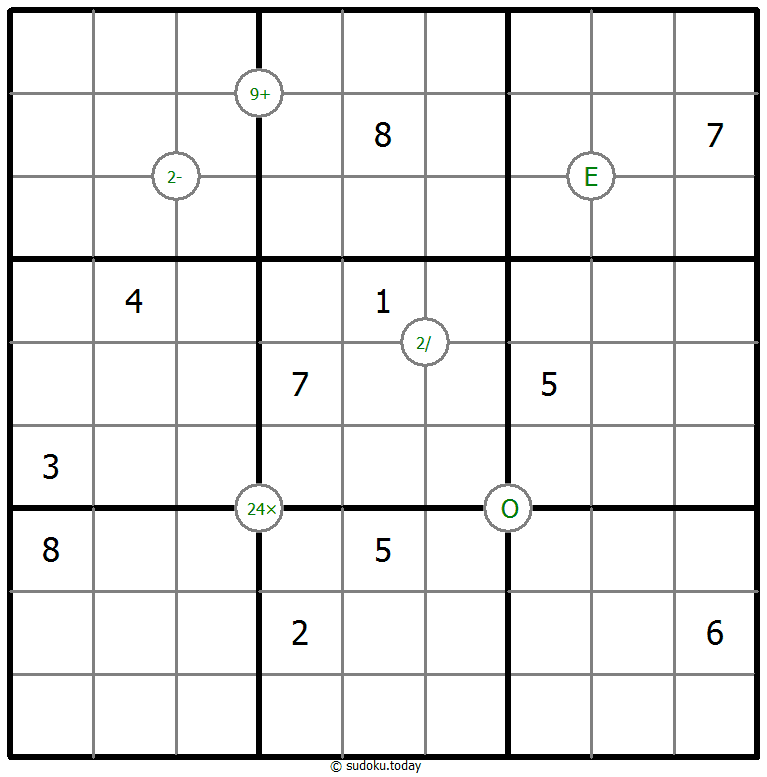 Mathrax Sudoku Dia 31 de diciembre de 2025