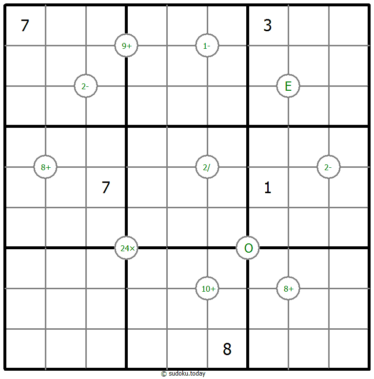 Sudoku matemático