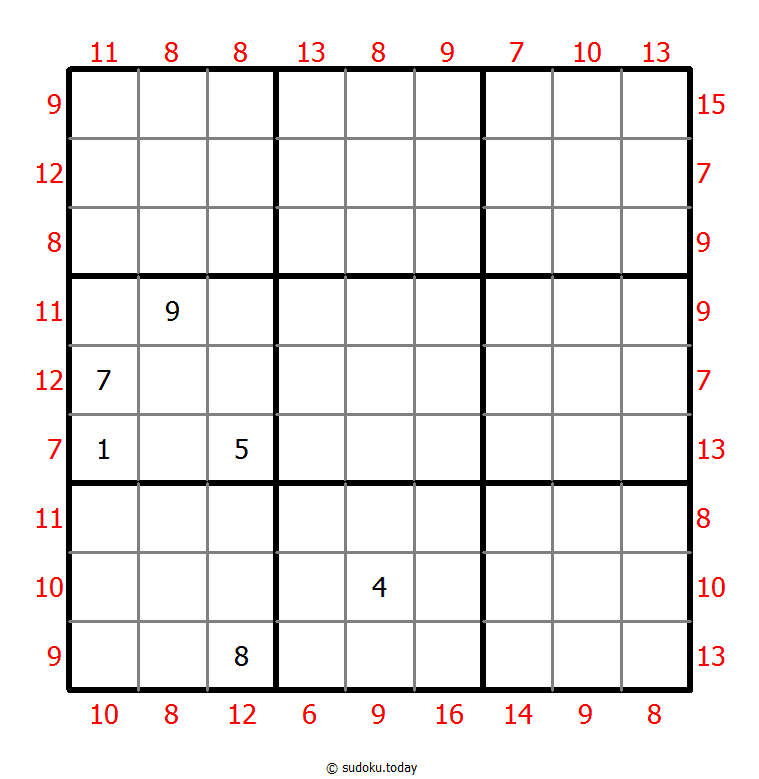 Sudoku de suma máxima y mínima