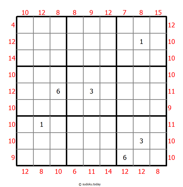 Sudoku de suma máxima y mínima