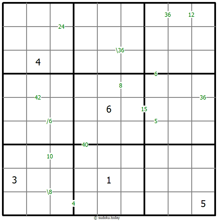 Sudoku de producto
