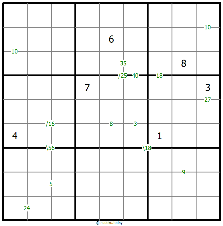 Sudoku de producto