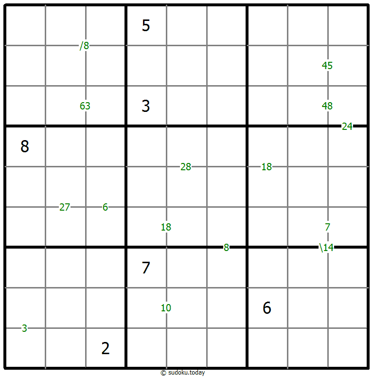 Sudoku de producto