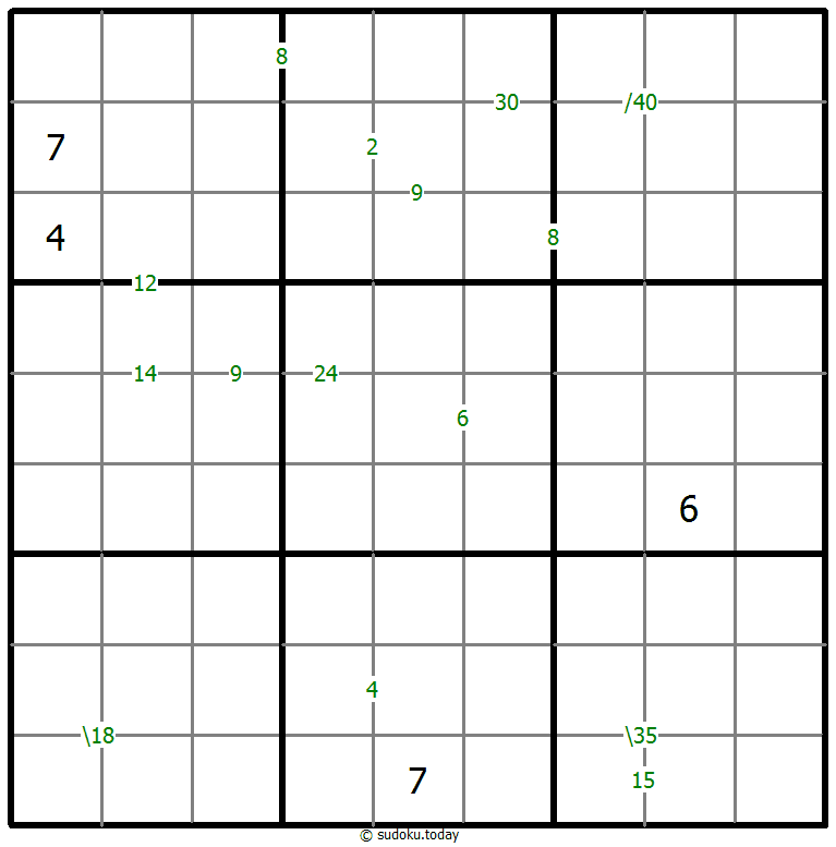 Sudoku de producto