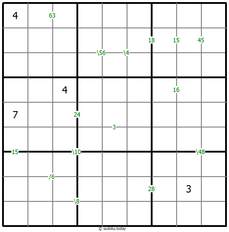 Sudoku de producto