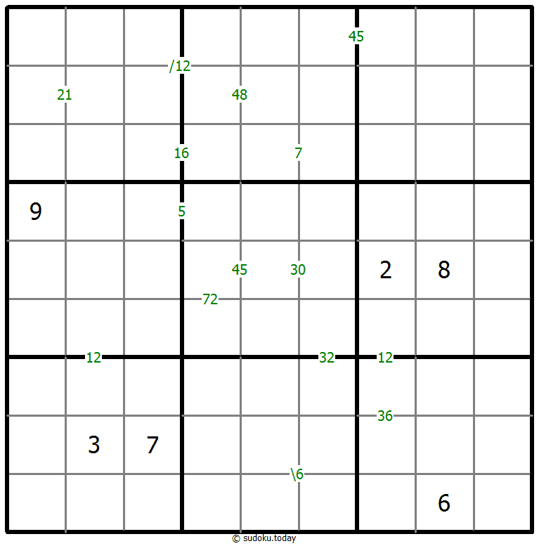 Sudoku de producto
