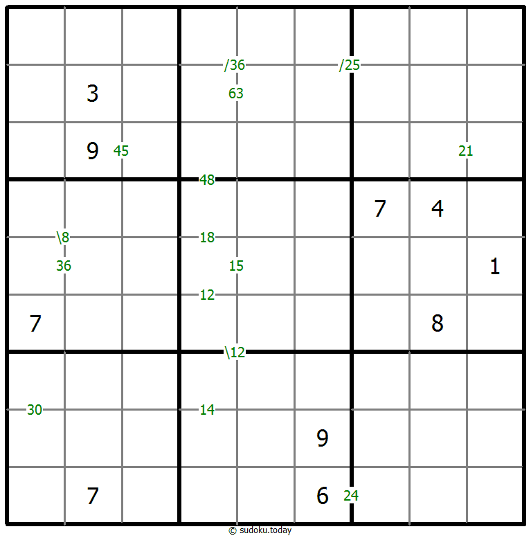 Sudoku de producto