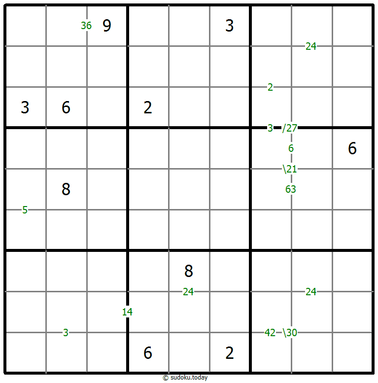 Sudoku de producto