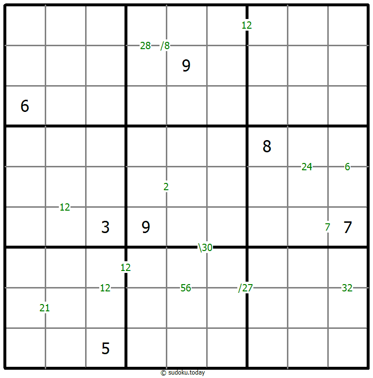 Sudoku de producto