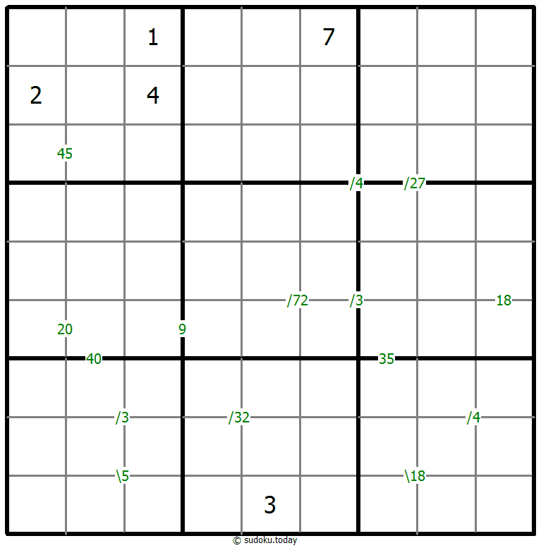 Sudoku de producto