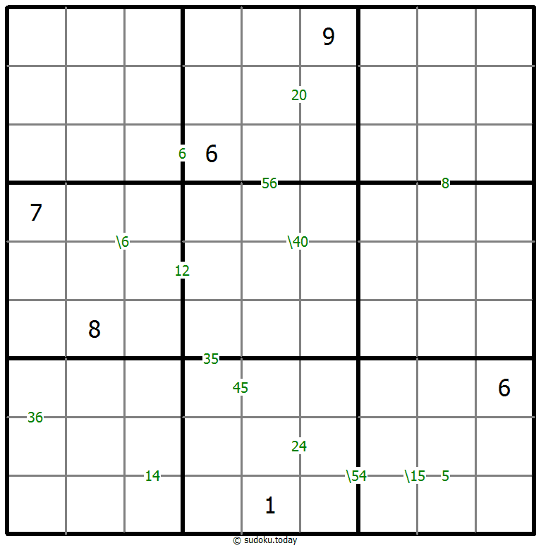 Products Sudoku Dia 29 de octubre de 2025