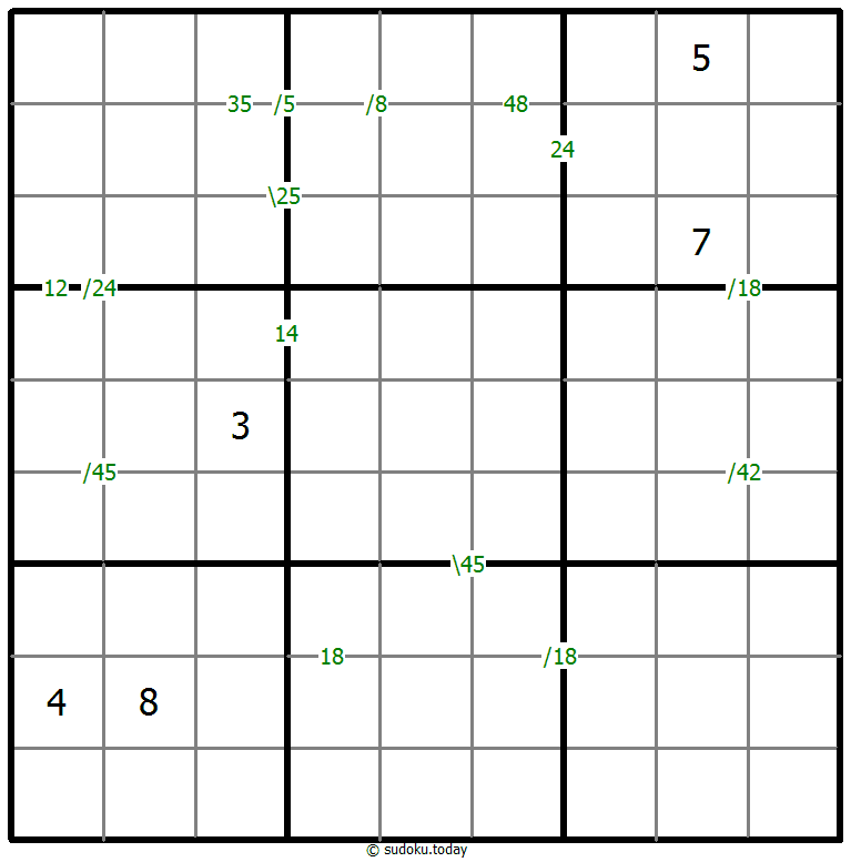 Sudoku de producto