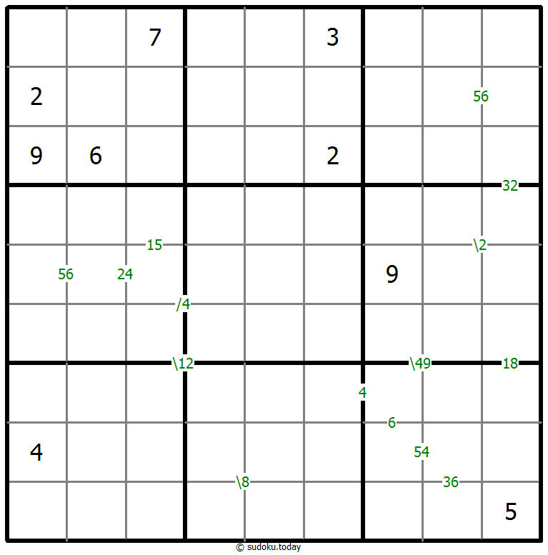 Sudoku de producto