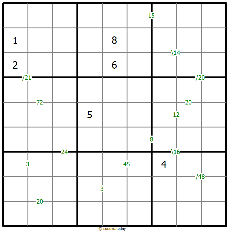 Sudoku de producto