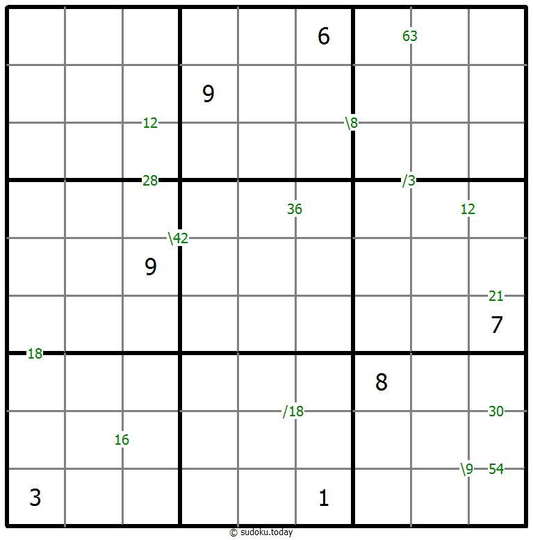 Sudoku de producto