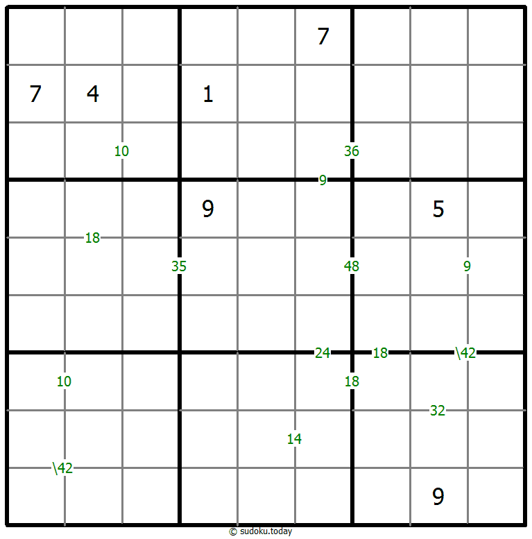 Sudoku de producto