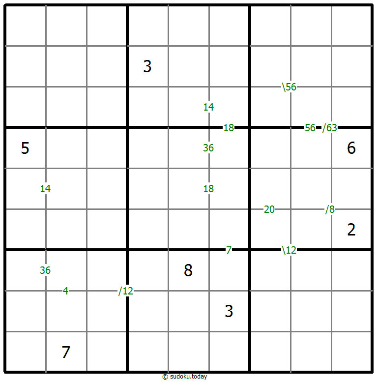 Sudoku de producto