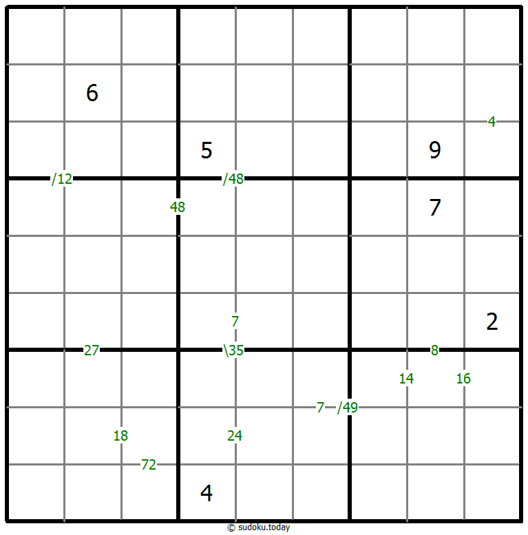 Sudoku de producto