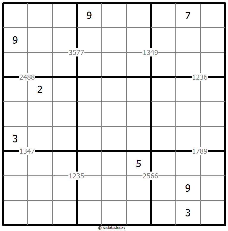 Quadruple sudoku Dia 11 de diciembre de 2025