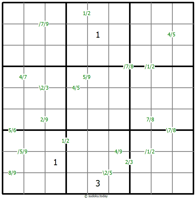 Quotients Sudoku Dia 23 de diciembre de 2025