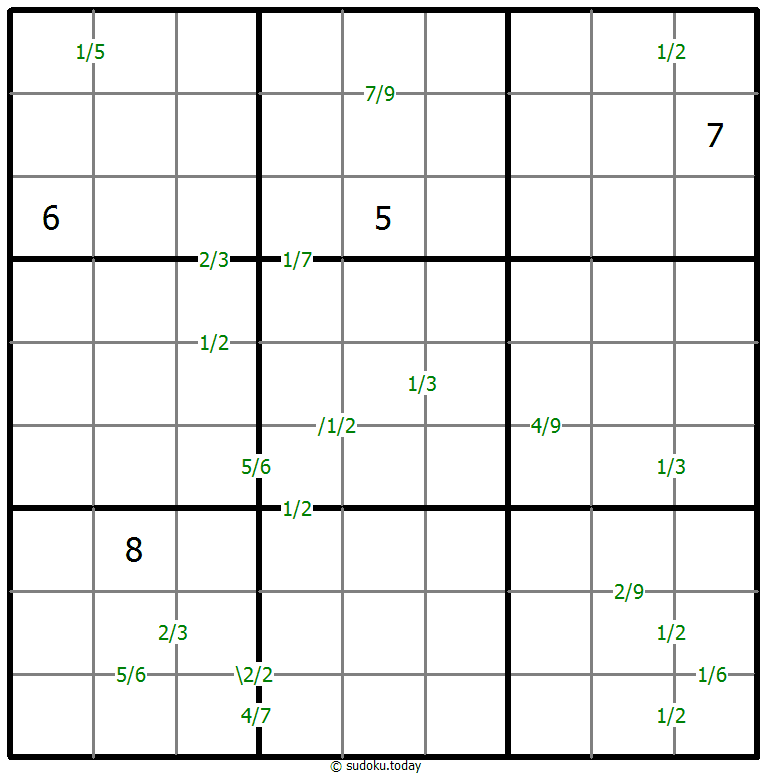 Sudoku de cocientes