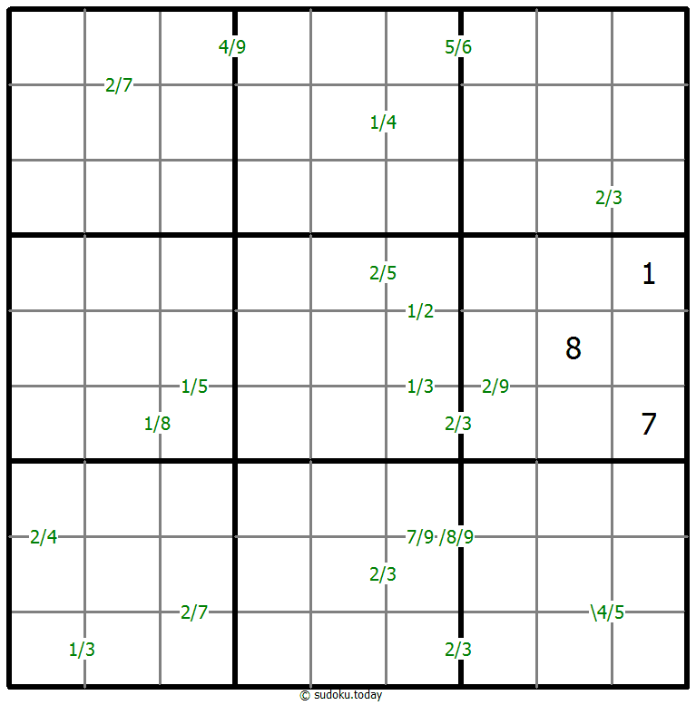 Sudoku de cocientes