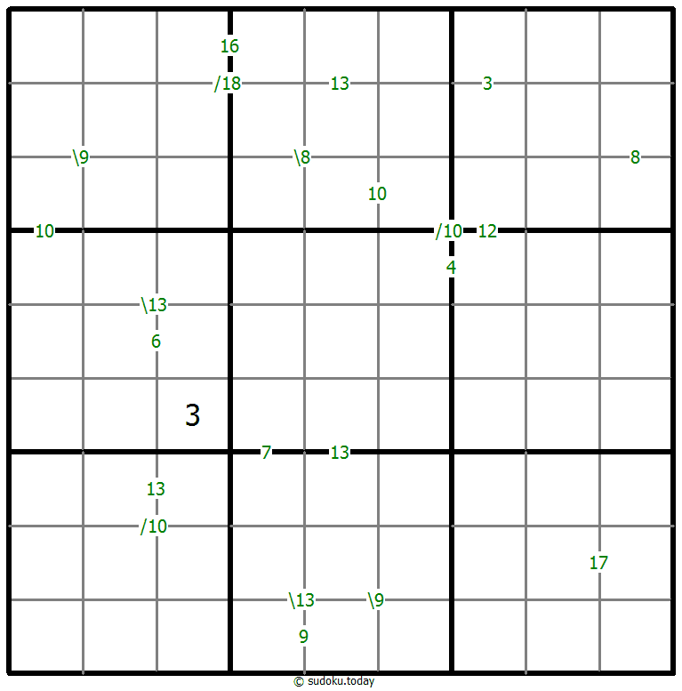 Sudoku de suma #58908