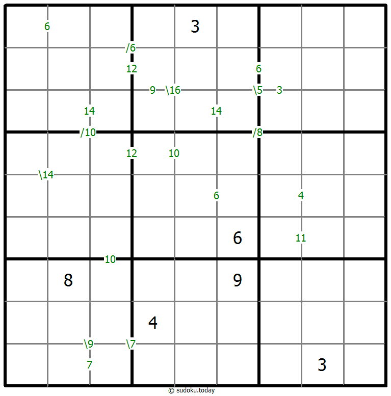Sudoku de suma #58939