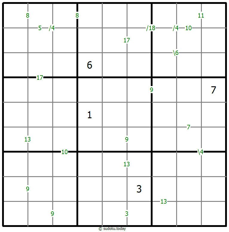 Sudoku de suma #58951